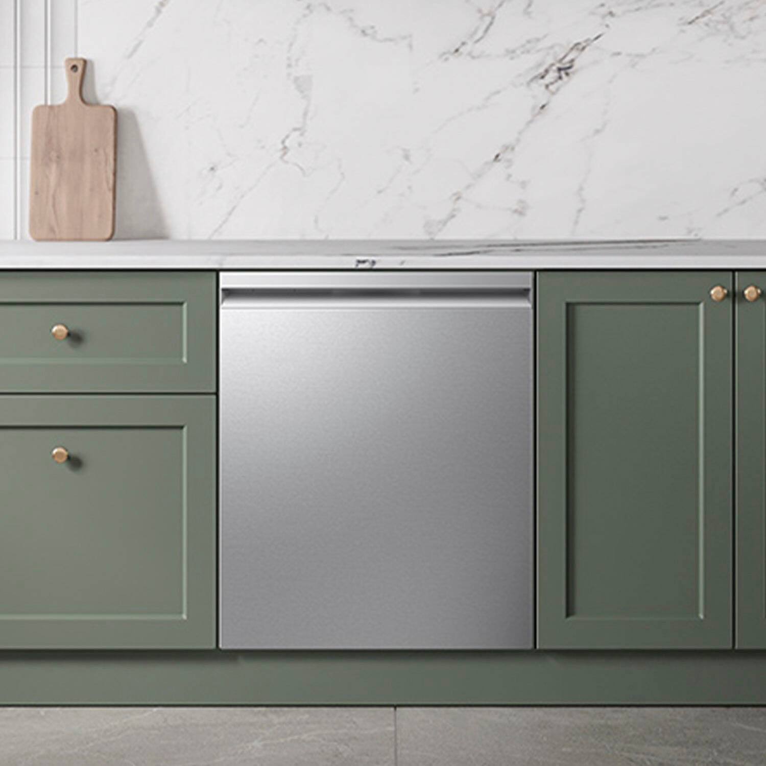 Alt View 17. Samsung - 24" AutoRelease Dry Smart Built-In Stainless Steel Tub Dishwasher with 3rd Rack Washing System, 38dBA - Stainless Steel.