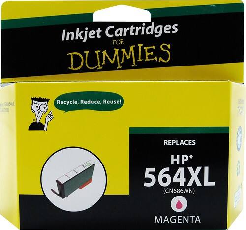 Front Standard. For Dummies - HP 564XL Inkjet Cartridge - Magenta.