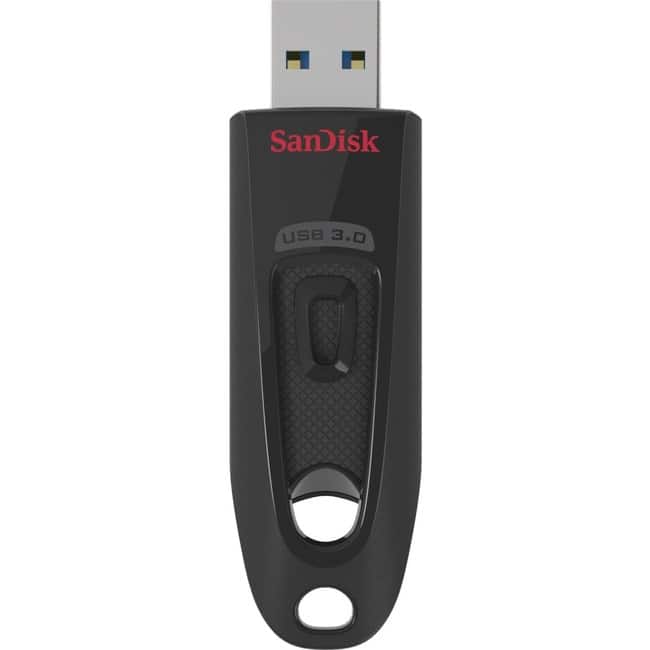 SanDisk - 32GB Ultra USB 3.0 Flash Drive - 32 GB - USB 3.0 - Black