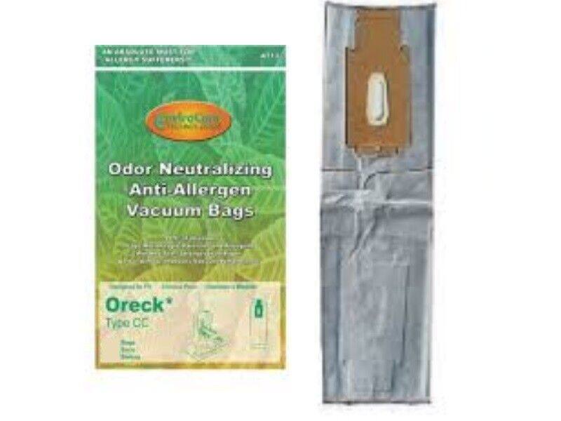 Odor Neutralizing Anti-Allergen Vacuum Bags  
Oreck* Type CC 6