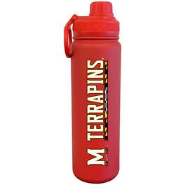 The Fanatic Group - Maryland Terrapins 24oz. Logo Stainless Sport Bottle - Red