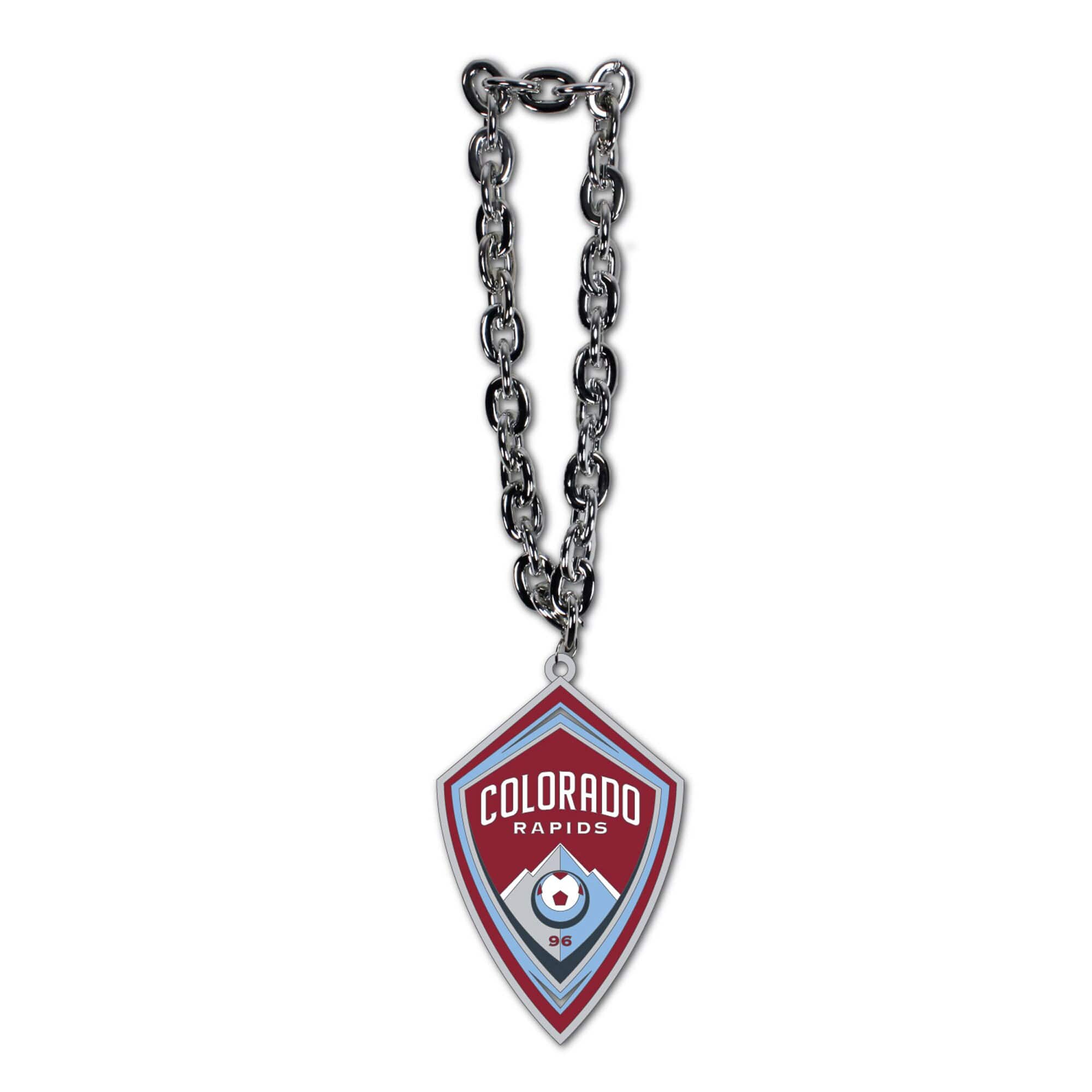 MOJO - Colorado Rapids Team Logo Fan Chain Necklace - Red price history on PriceWatchPro
