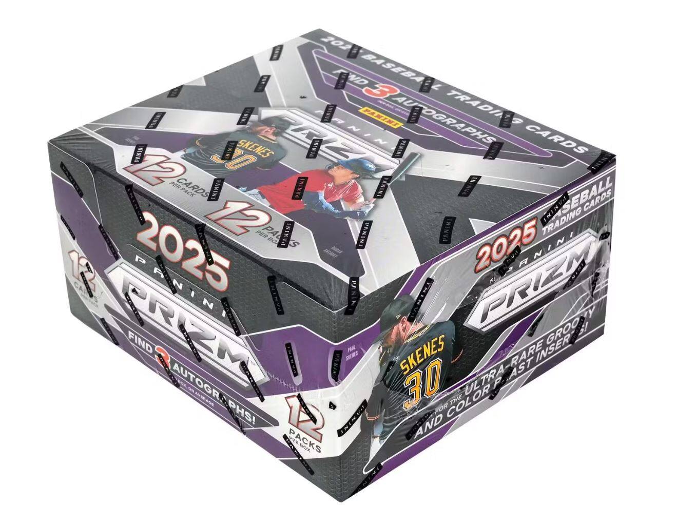 2025 Panini Baseball Trading Cards  
12 Cards per Pack  
12 Packs per Box  
Find 3 Autographs per Box  
Ultra-Rare Groovy Inserts  
The Color  
Skenes 30  
Panini Prizm  
Panini Prizm  
Panini Prizm  
Panini Prizm  
Panini Prizm  
Panini Prizm  
Panini Prizm  
Panini Prizm  
Panini Prizm  
Panini Prizm  
Panini Prizm  
Panini Prizm  
Panini Prizm  
Panini Prizm  
Panini Prizm  
Panini Prizm  
Panini Prizm  
Panini Prizm  
Panini Prizm  
Panini Prizm  
Panini Prizm  
Panini Prizm  
Panini Prizm  
Panini Prizm  
Panini Prizm  
Panini Prizm  
Panini Prizm  
Panini Prizm  
Panini Prizm  
Panini Prizm  
Panini Prizm  
Panini Prizm  
Panini Prizm  
Panini Prizm  
Panini Prizm