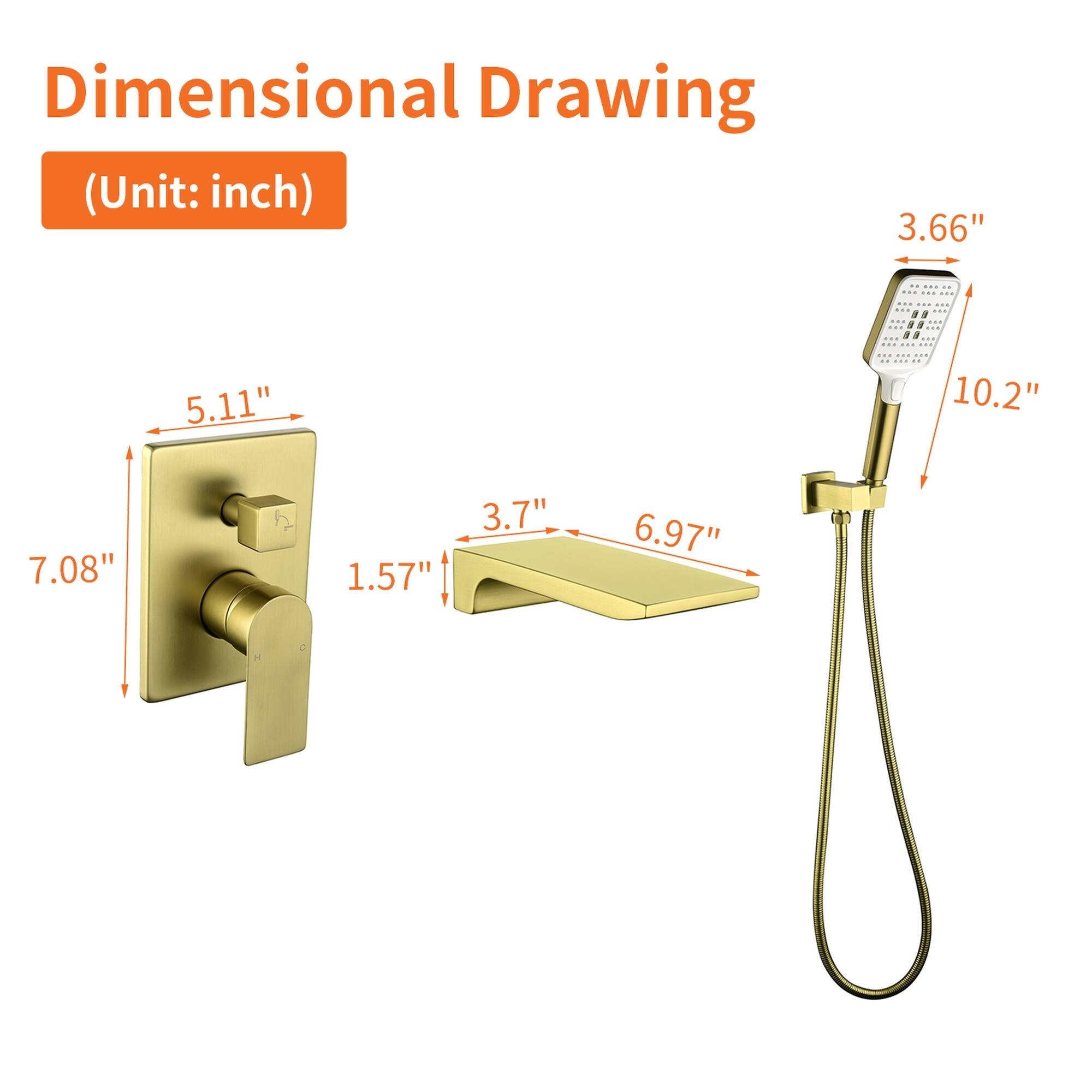 Dimensional Drawing (Unit: inch)  
3.66"  
5.11"  
10.2"  
7.08"  
1.57"  
3.7"  
6.97"