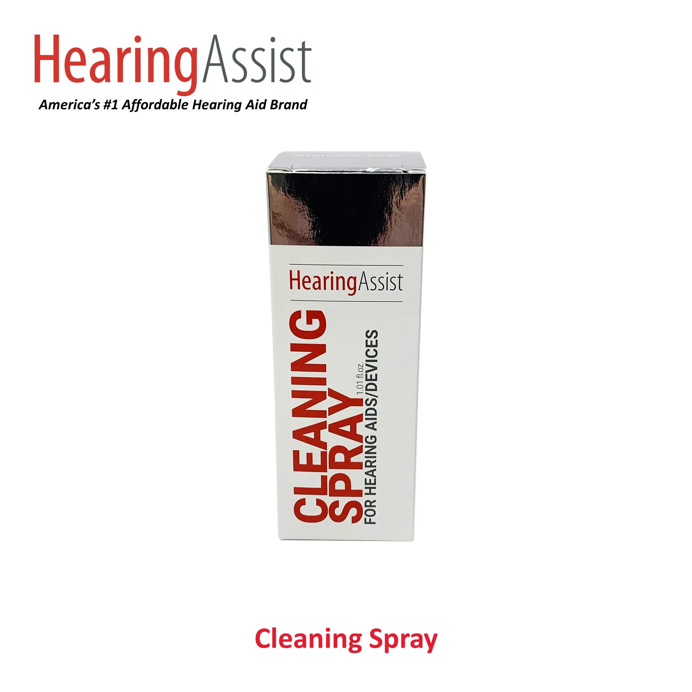 Hearing Assist - Cleaning Spray for Hearing Aids, 1.01 fl oz - White - Front_Zoom