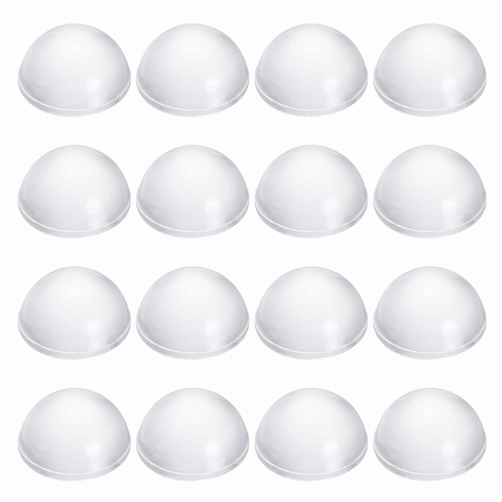 "Unique Bargains - Rubber Speaker Isolation Feet, 0.63""x0.31"" Anti-Vibration Pad with Adhesive for Turntable Subwoofer 16pcs - Transparent" price history on PriceWatchPro