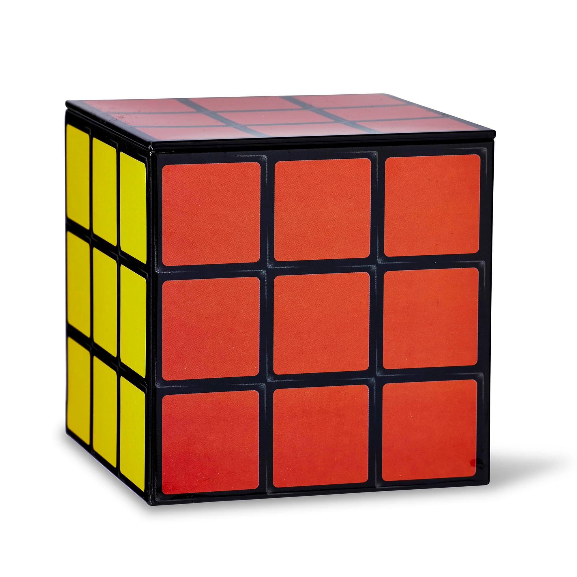 Alt View 10. Toynk - Puzzle Cube 4 x 4 Inch Tin Storage Box - Multi-Color.