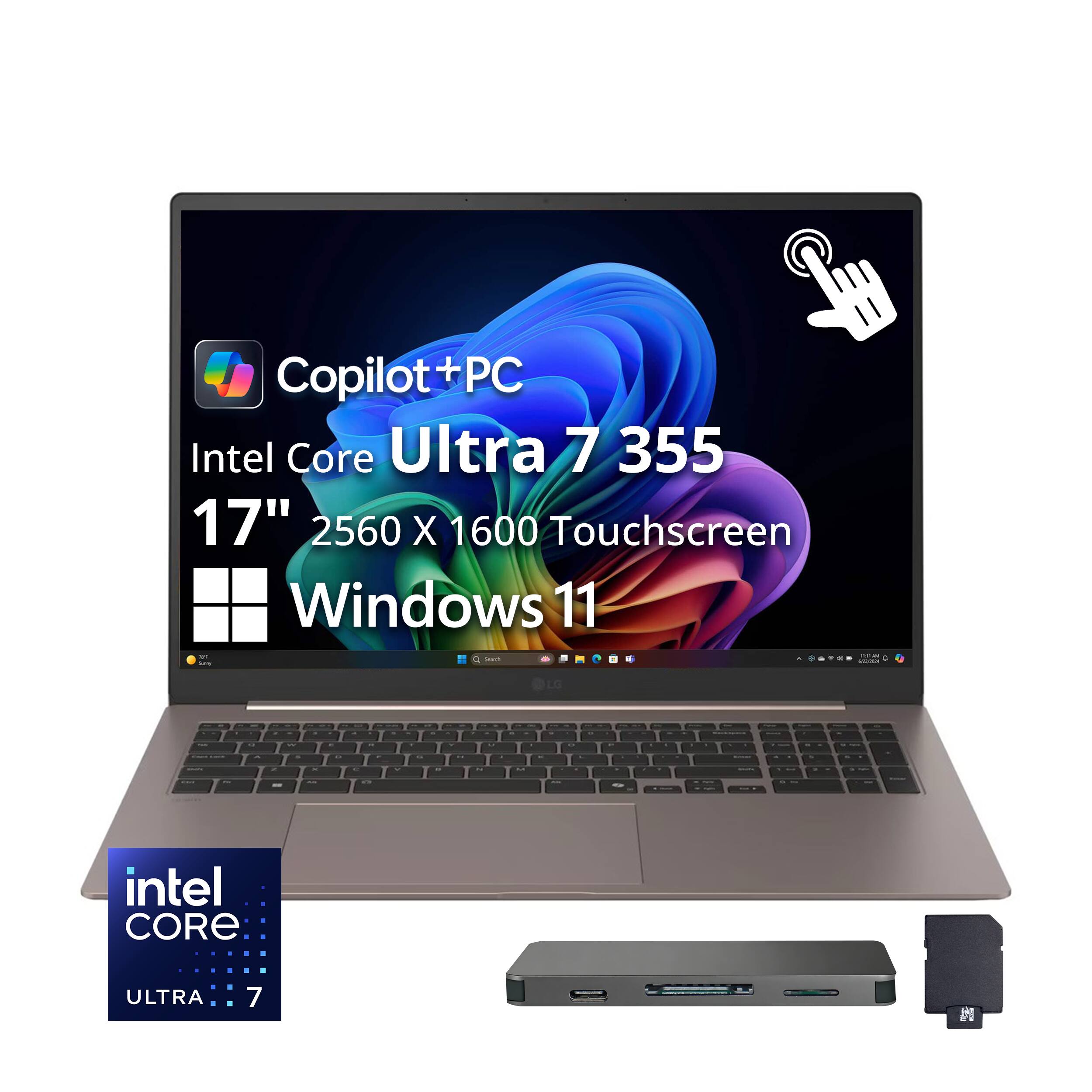 Copilot+PC Intel Core Ultra 7 355 17" 2560 X 1600 Touchscreen Windows 11

Intel Core ULTRA 7