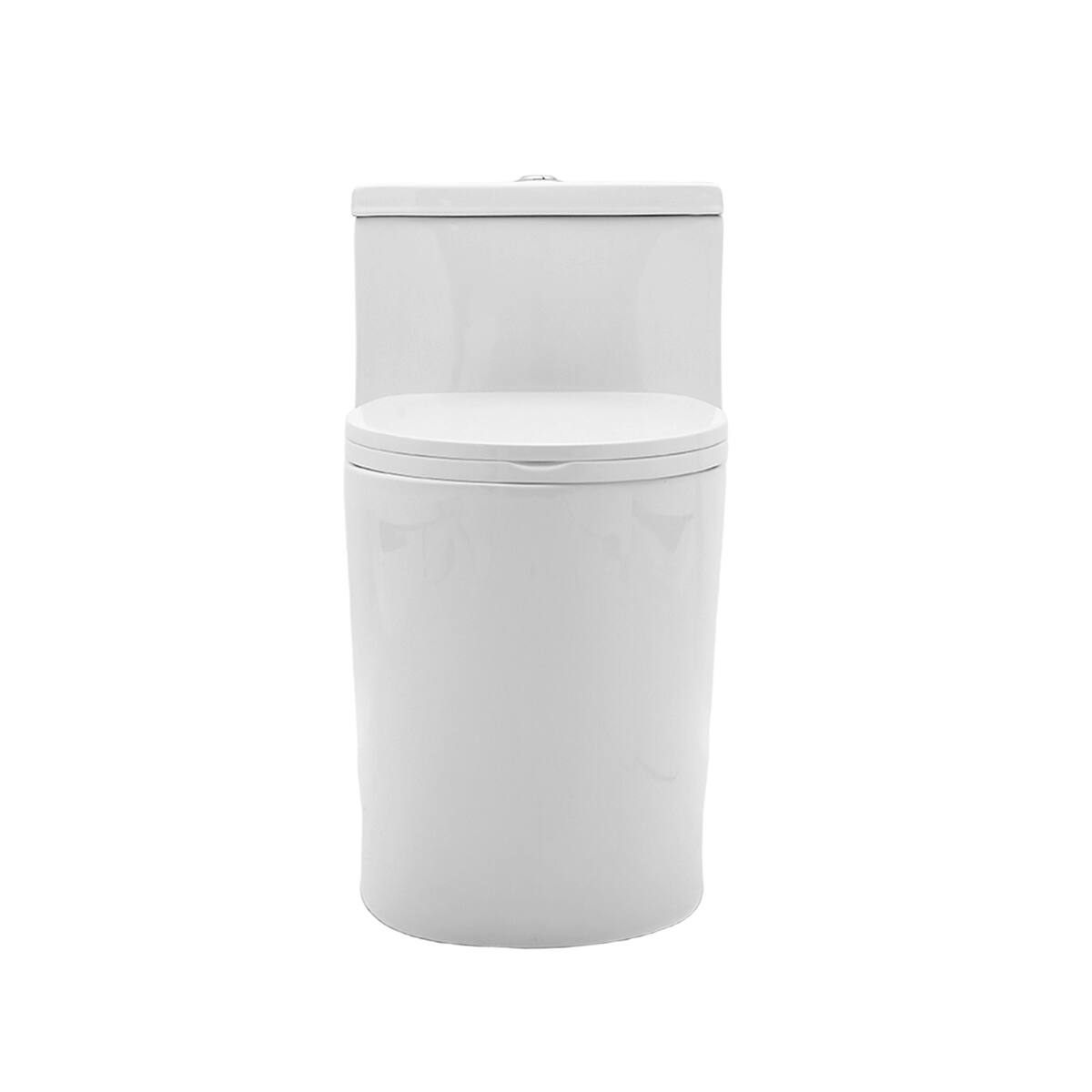 Alt View 8. Loheer - Loheer One Piece Ceramic Toilet, Dual Flush, Elongated Bowl, Twelve Inch Rough In - White.