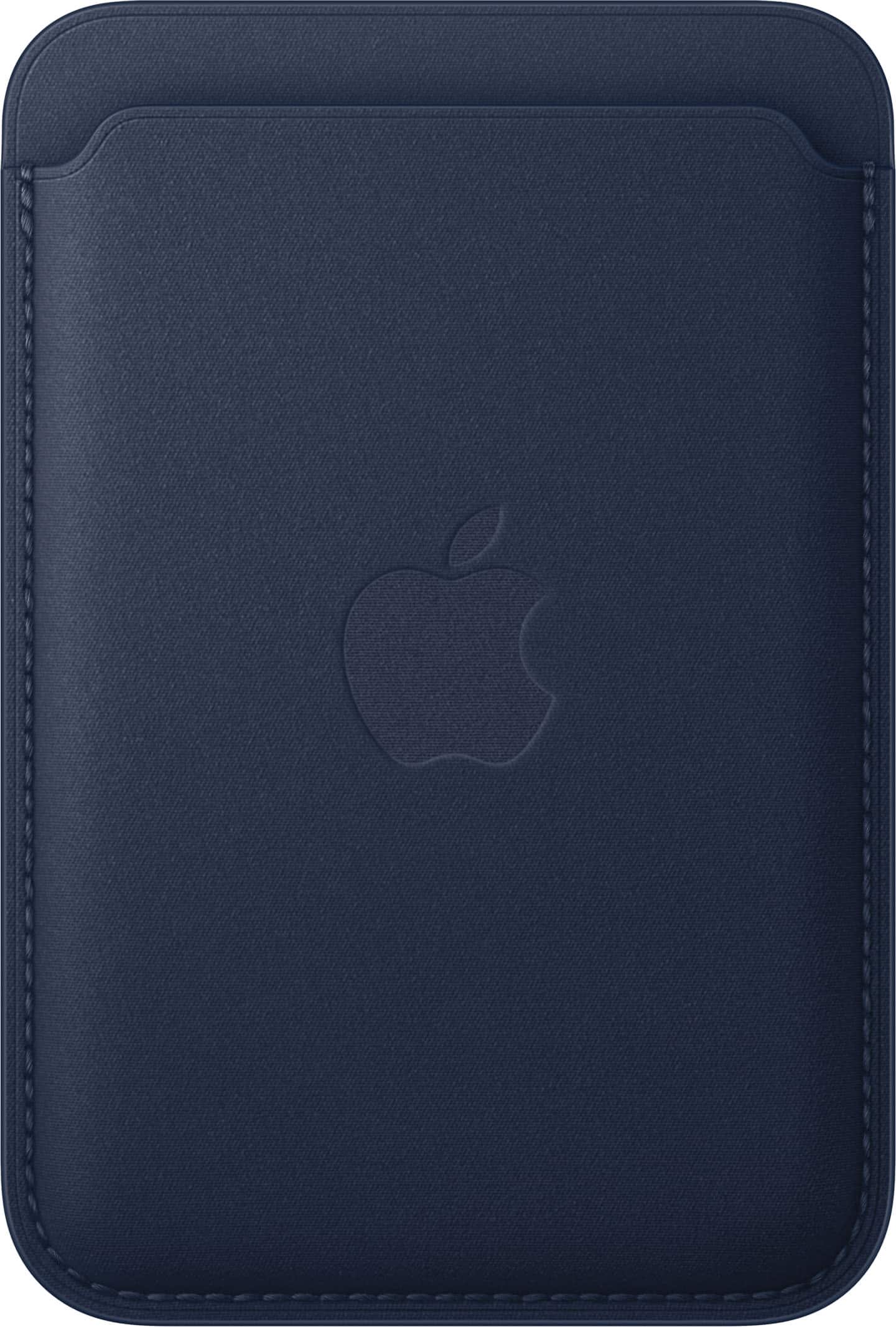 Apple - iPhone FineWoven Wallet with MagSafe - Deep Blue - Angle_Zoom