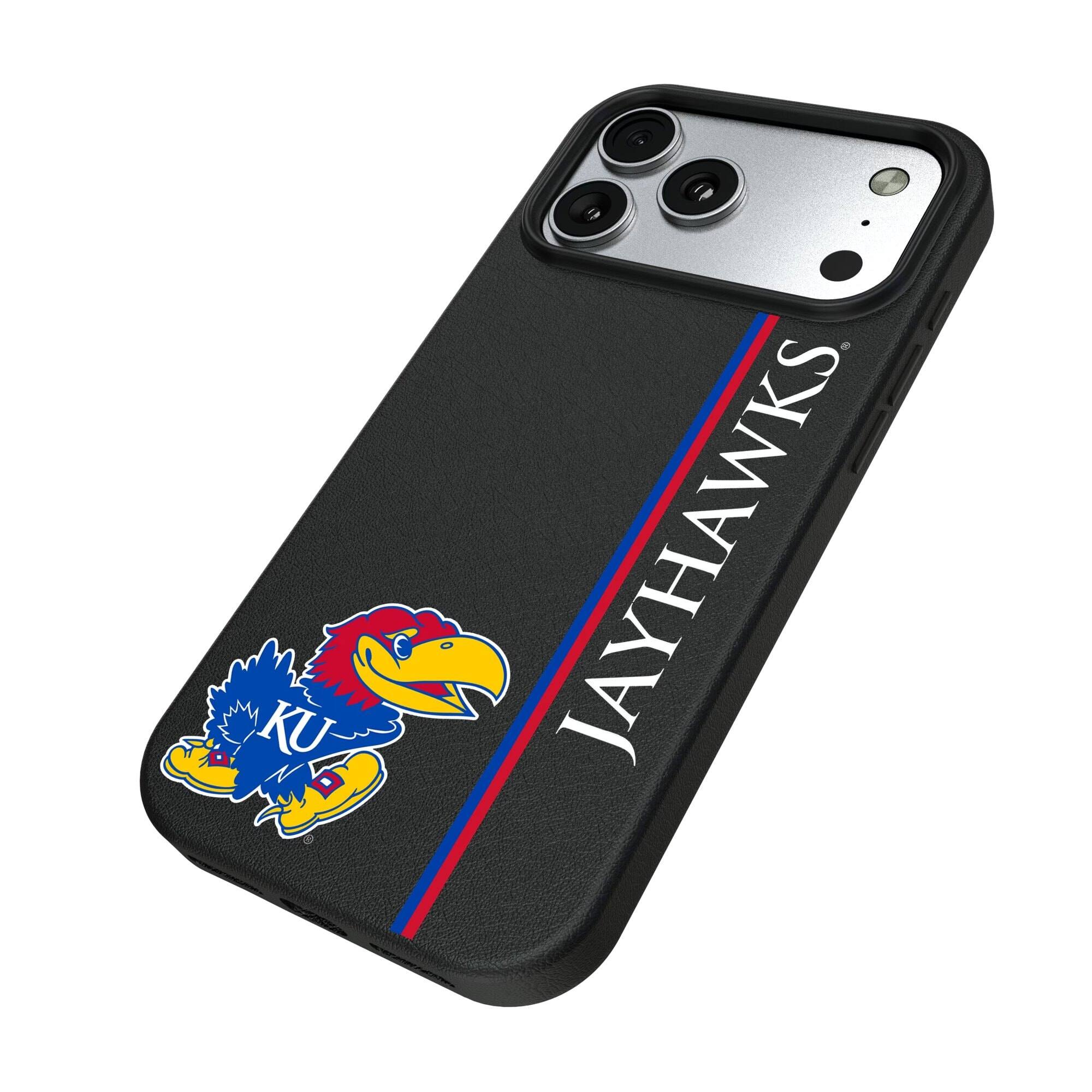 Alt View 1. Keyscaper - Kansas Jayhawks iPhone Magnetic Bump Case - 16 Plus - Black.