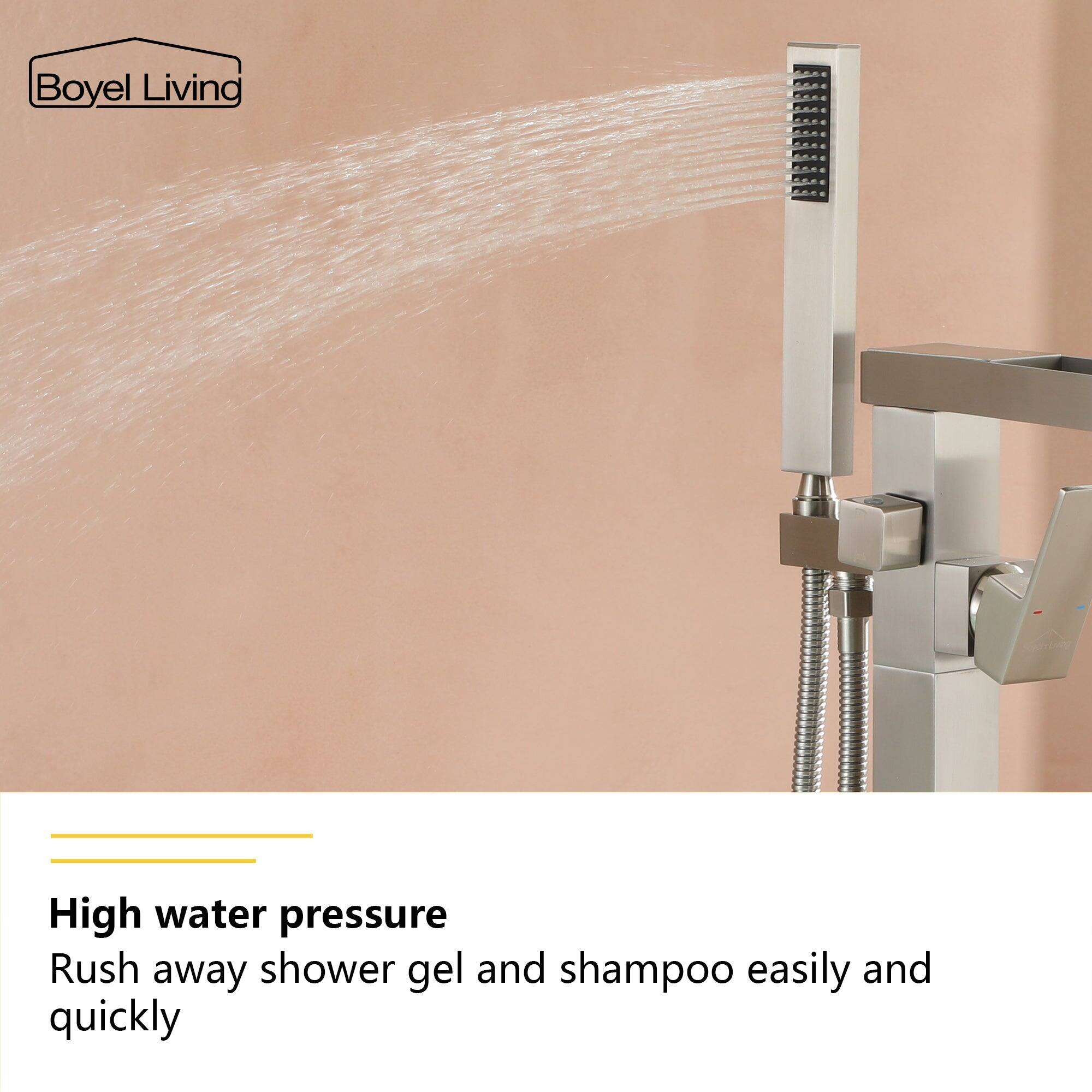 Boyel Living
High water pressure
Rush away shower gel and shampoo easily and quickly