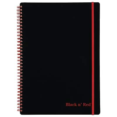 Black n' Red - Professional 1-Subject Professional Notebook, 8.25" x 11.75", Wide Ruled, 70 Sheets