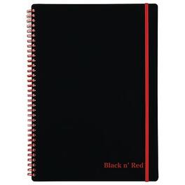Black n' Red - Professional 1-Subject Professional Notebook, 8.25" x 11.75", Wide Ruled, 70 Sheets
