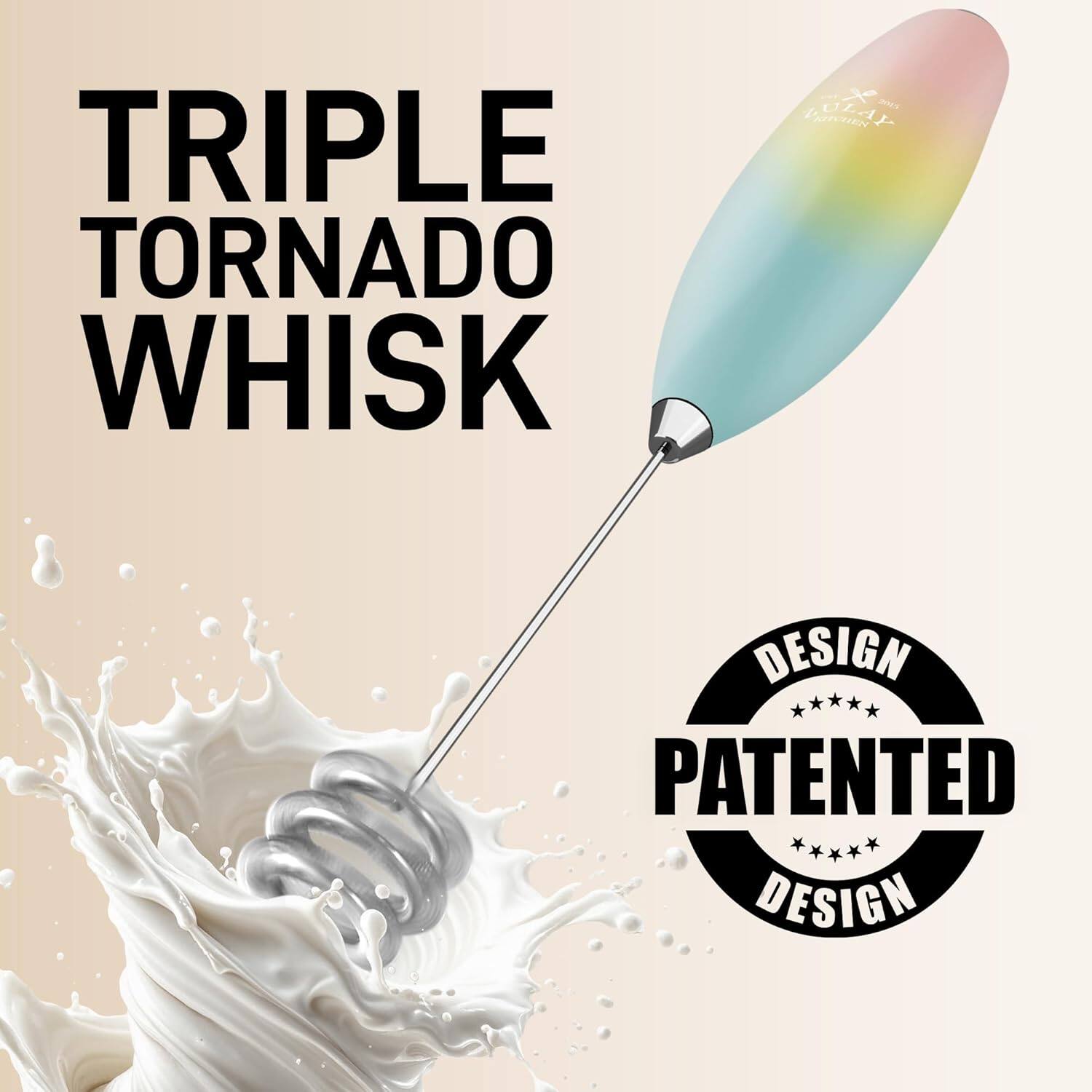 TRIPLE TORNADO WHISK

DESIGN PATENTED DESIGN