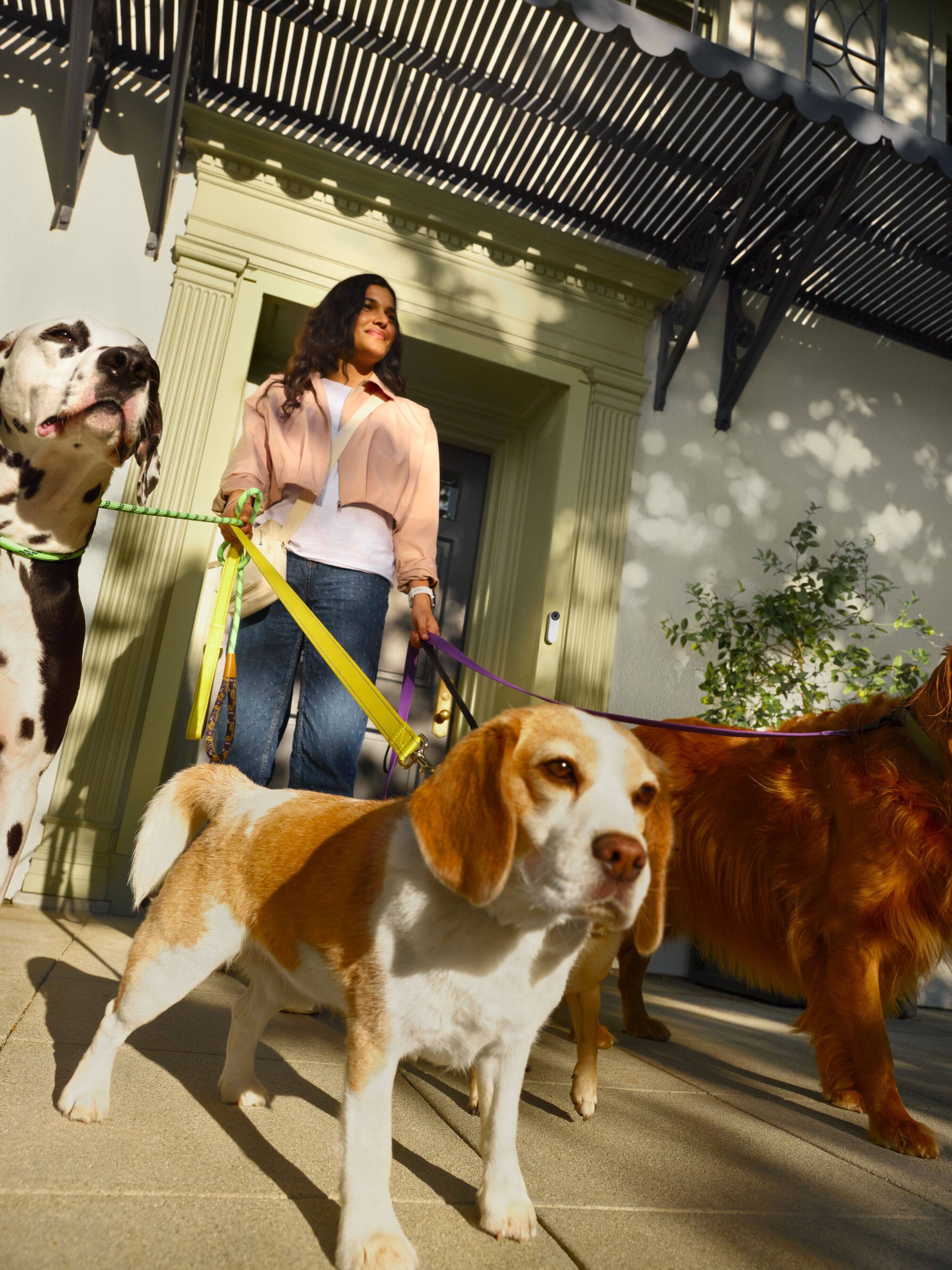 Alt View 24. Google - Nest Doorbell (wired, 3rd gen) - Latest Model - 2K Video and Gemini - Snow.