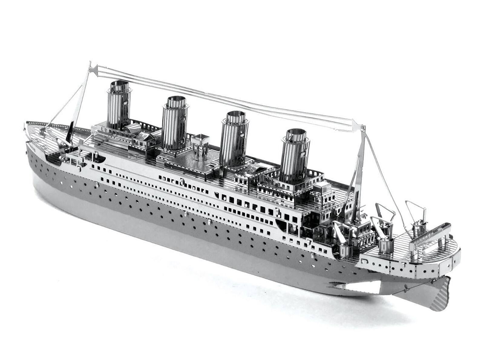 Alt View 2. Metal Earth - Model Kit Titanic Ship (Moderate Difficulty) Steel Model Kit by Metal Earth.