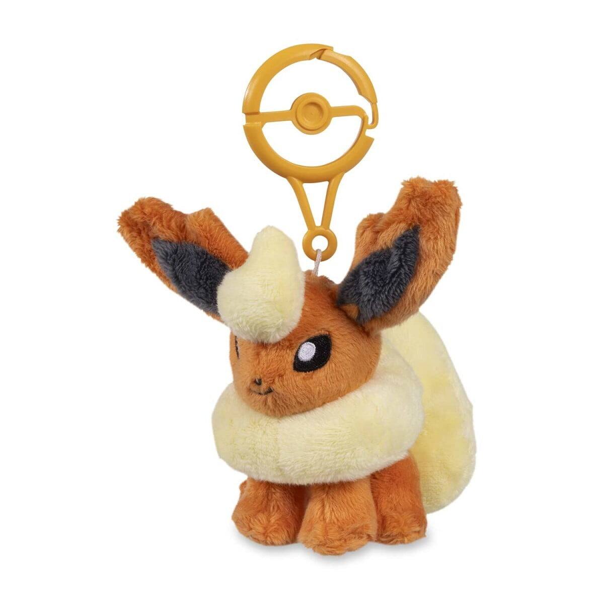 Alt View 5. Pokémon - Pokemon Center Flareon Adventure Partners Plush Key Chain.