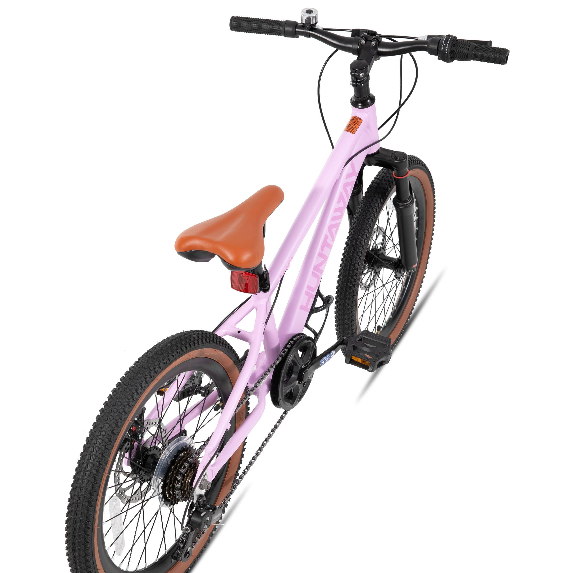 Alt View 4. JOYSTAR - KEANO Huntaway 20 Inch Kids Mountain Bike for Boy Girl Ages 7-10, 7-Speed Kid Bicycle with Lightweight Alloy Frame, Pink - Pink.