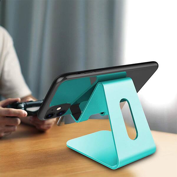 Alt View 3. Surge Circuit - MINT GREEN ALUMINUM DESKTOP PHONE STAND - Mint Green.