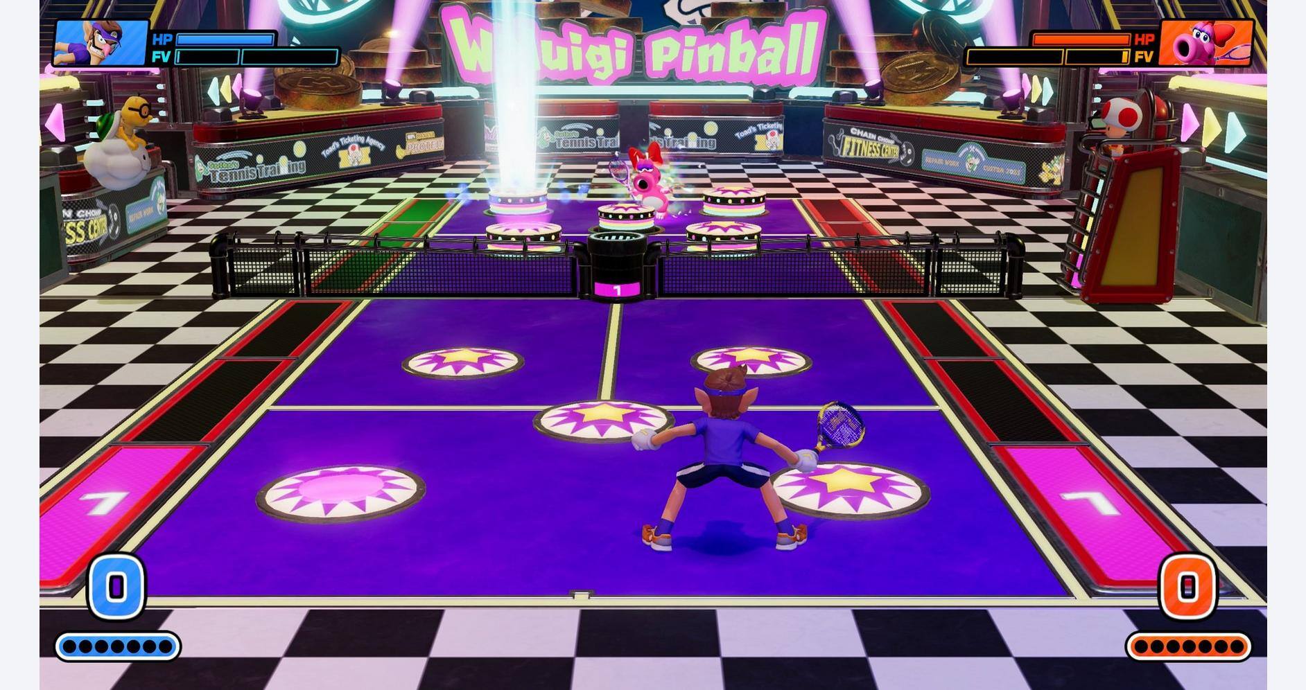 HP FV W Luigi Pinball HP I FV Thdiiating Agency Toad ASUEEAO Training Tennis PURRES - Tennis Training Ticketiy Toads CHAI FITNESSCE 2903 N CHOF SSCR SS 1 - 1 O 1 O