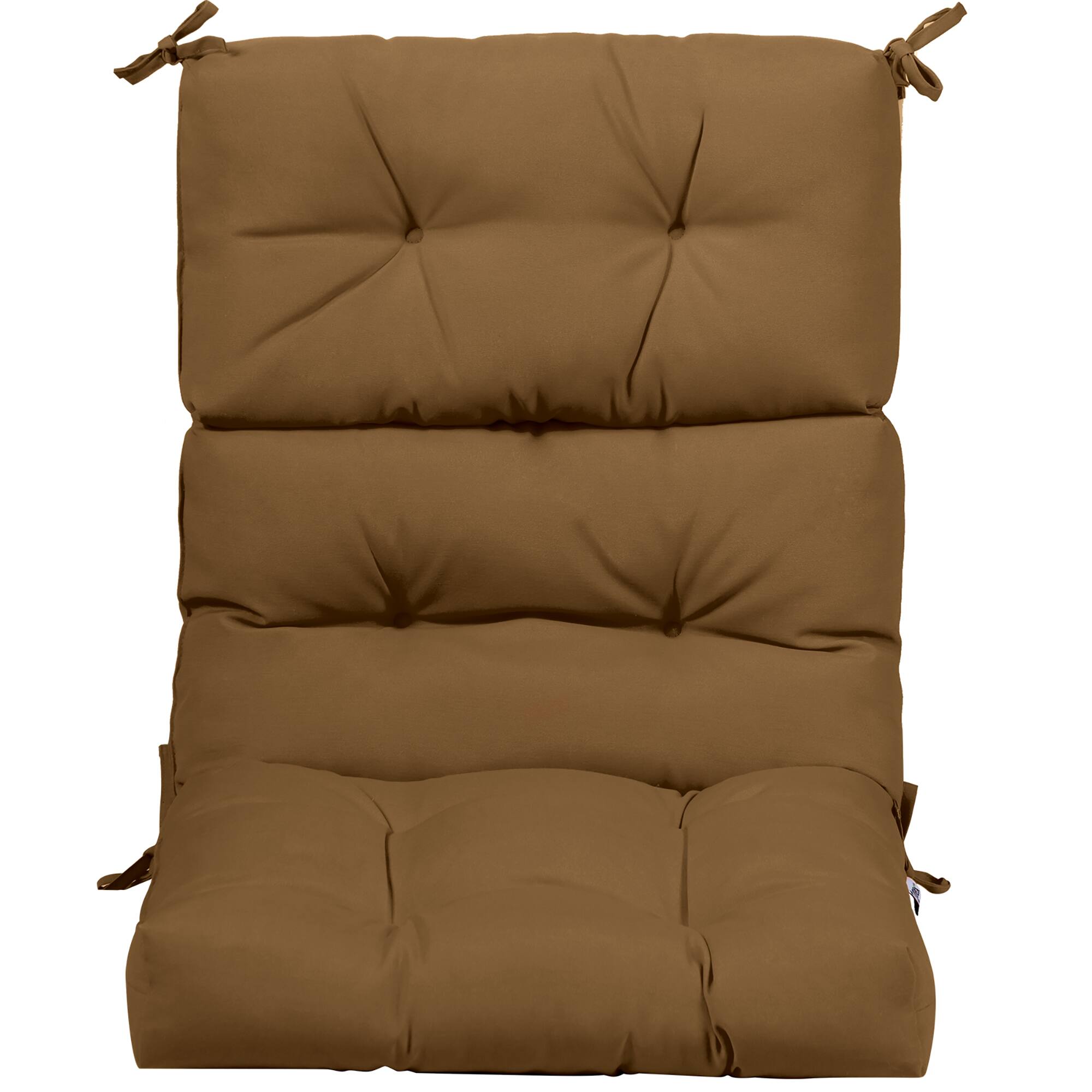 Alt View 9. Costway - Costway 22" x44"  Indoor Outdoor  Back Chair Cushion Tufted Pillow Patio Seating Pad - Brown.