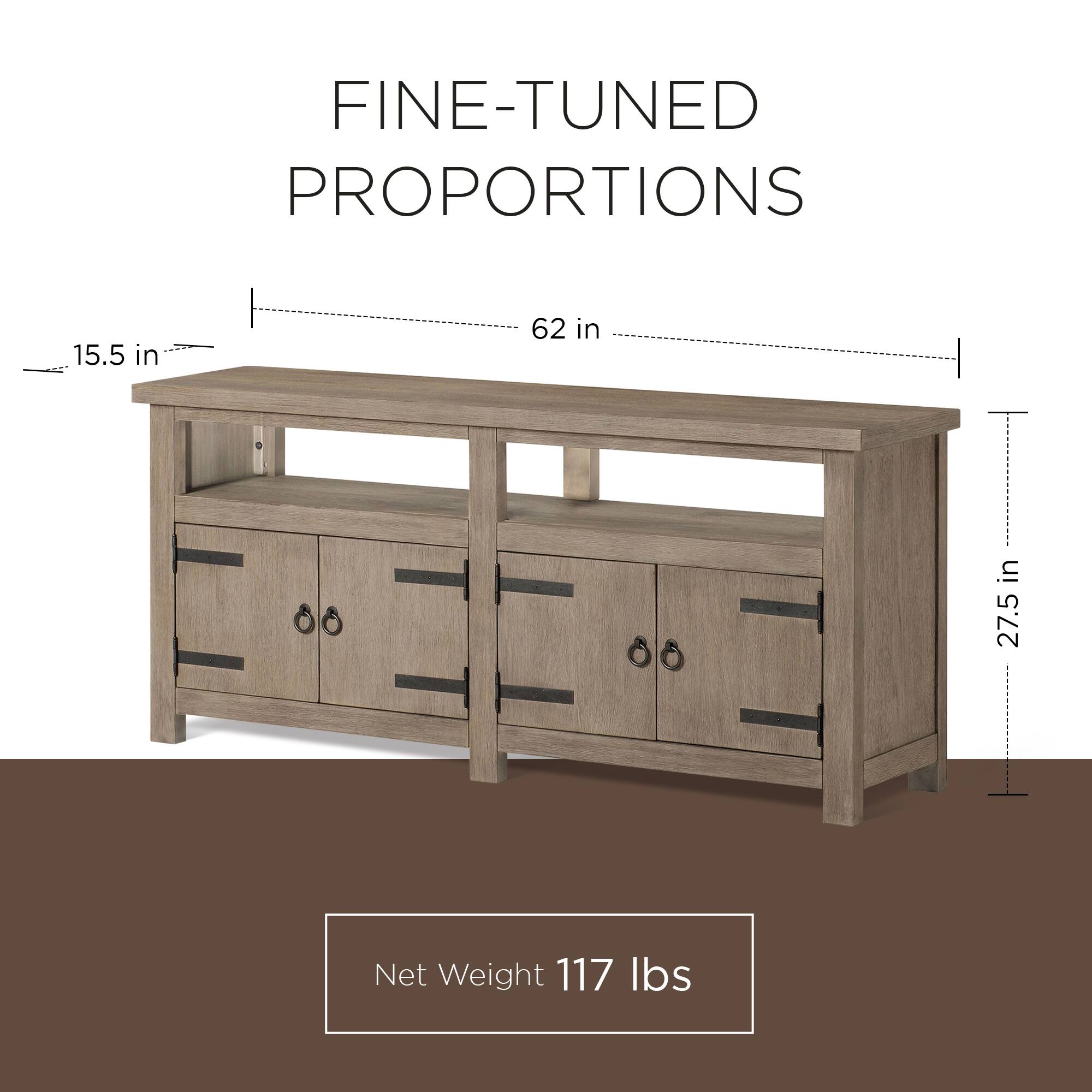 FINE-TUNED PROPORTIONS

15.5 in  
62 in  
27.5 in  

Net Weight 117 lbs