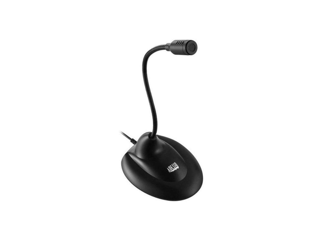 Alt View 6. Adesso - Adesso Xtream M1 Omnidirectional USB Table Top Microphone for Meetings and Conferences - Black.