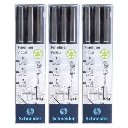 Fineliner Pictus 85% Fineliner Pictus 85% Fineliner Pictus 85% 0.7 mm 0.7 mm 0.3 mm W 0.5 mm W 0.5 mm W 0.5 mm W 0.7 mm W 0.7 mm W 0.7 mm Schneider Schneider Schneider