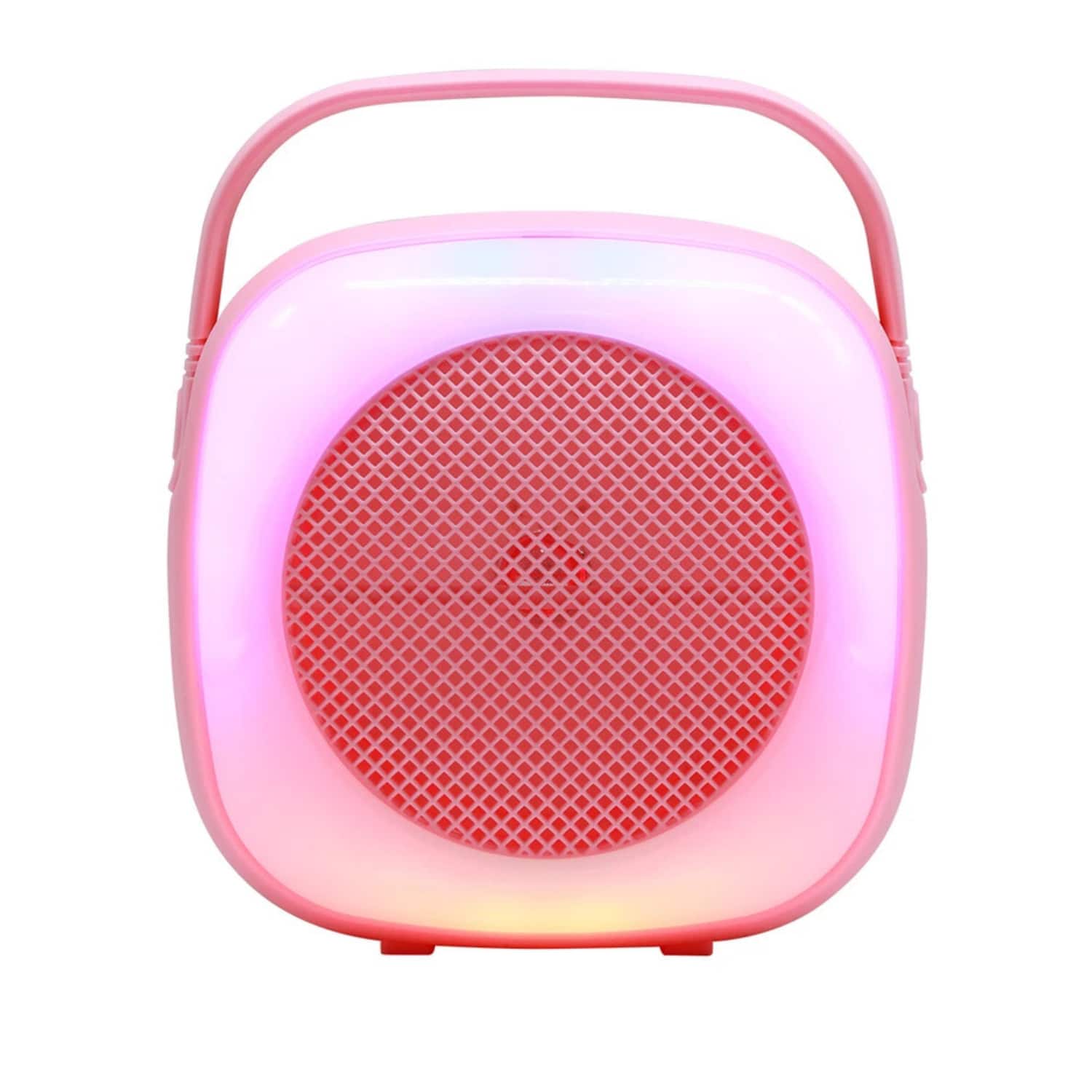 Stock Preferred - Portable 6.5" Mini Bluetooth Speaker RGB Party Lights & Handle Pink