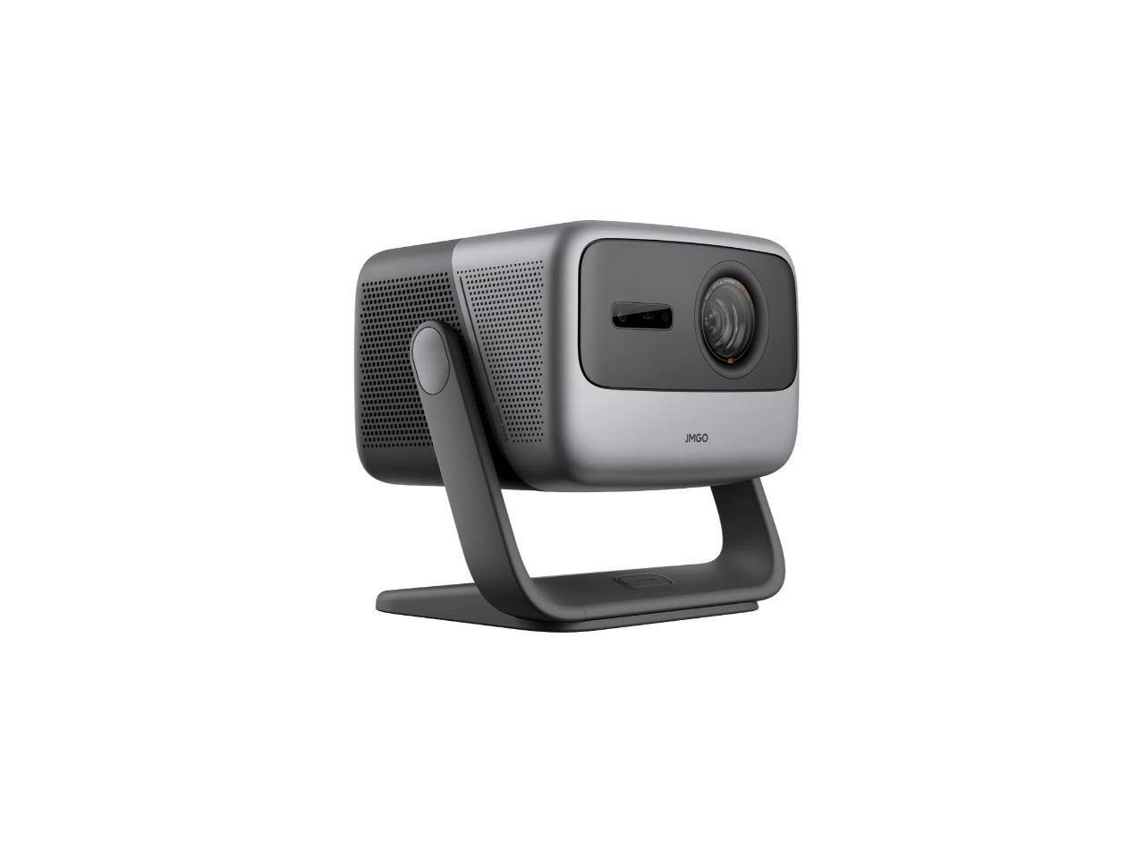 Alt View 1. JmGO - JmGO N1S Infinity 4K Laser Projector, 2450 ISO, Google TV, 3D, 20W Dolby, Home Theater - Dark Gray - Dark Grey.