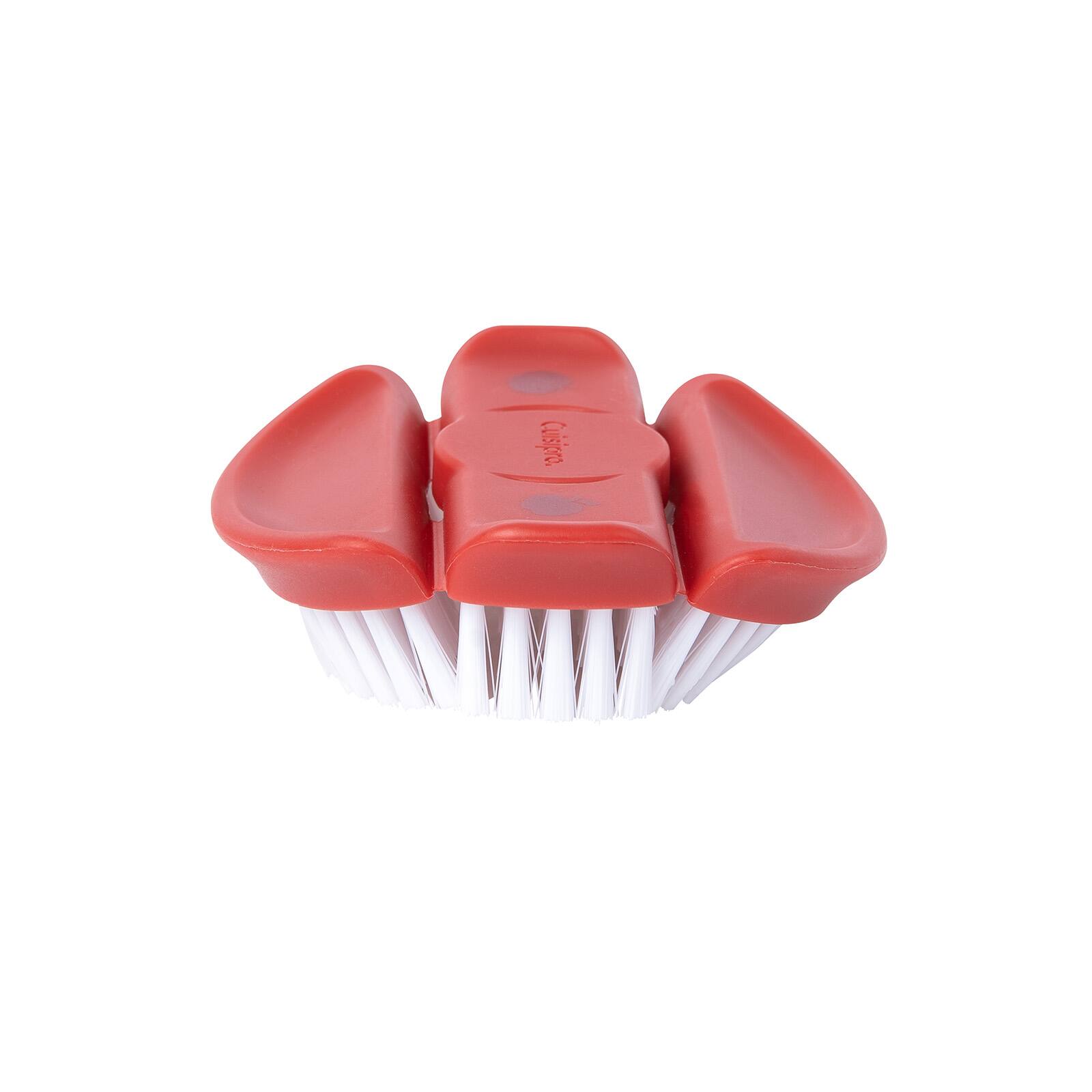 Alt View 3. Cuisipro - Vegetable Cleaning Brush 2 Pack, 3.5", 1 Soft 1 Hard - Multicolored.