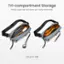 Tri-compartment Storage Neatly organize and store your daily essentials. Volume: 1.5L