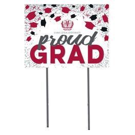 Jardine - LLU Lions 18" x 24" Proud Grad Yard Sign - White