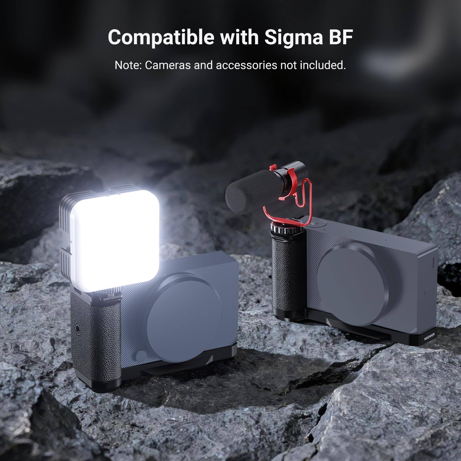 Compatible with Sigma BF  
Note: Cameras and accessories not included.