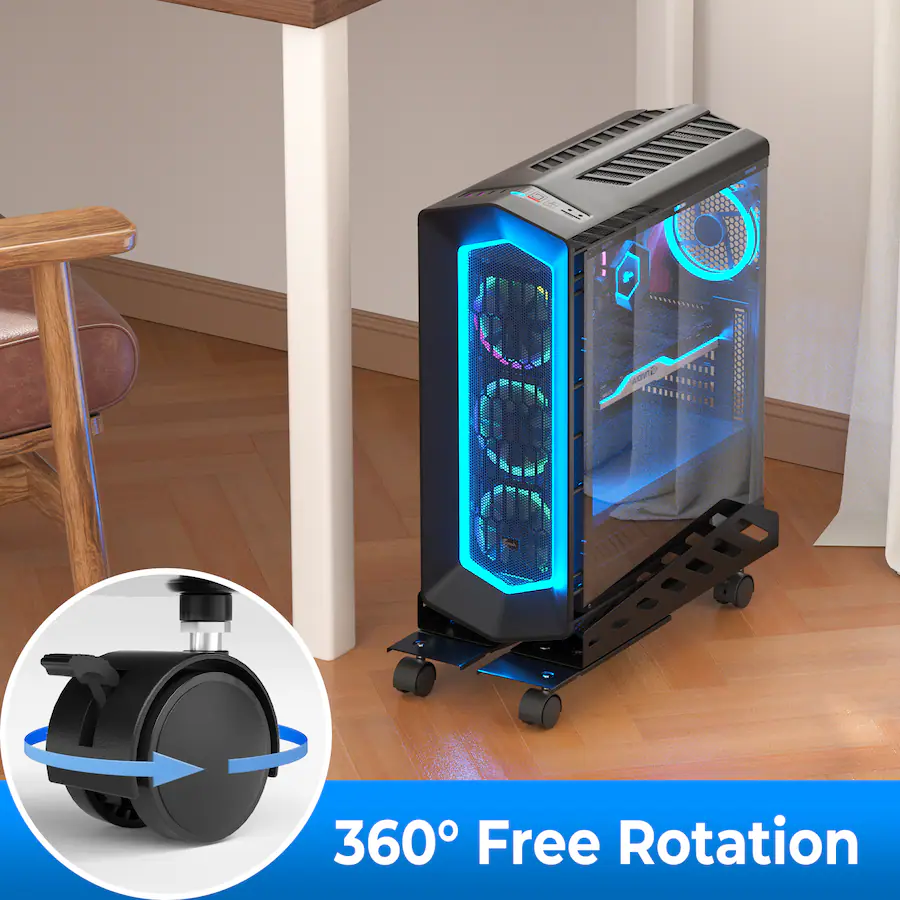 AGPtek CPU Stand Computer Tower Stand Black PC000370 - Best Buy