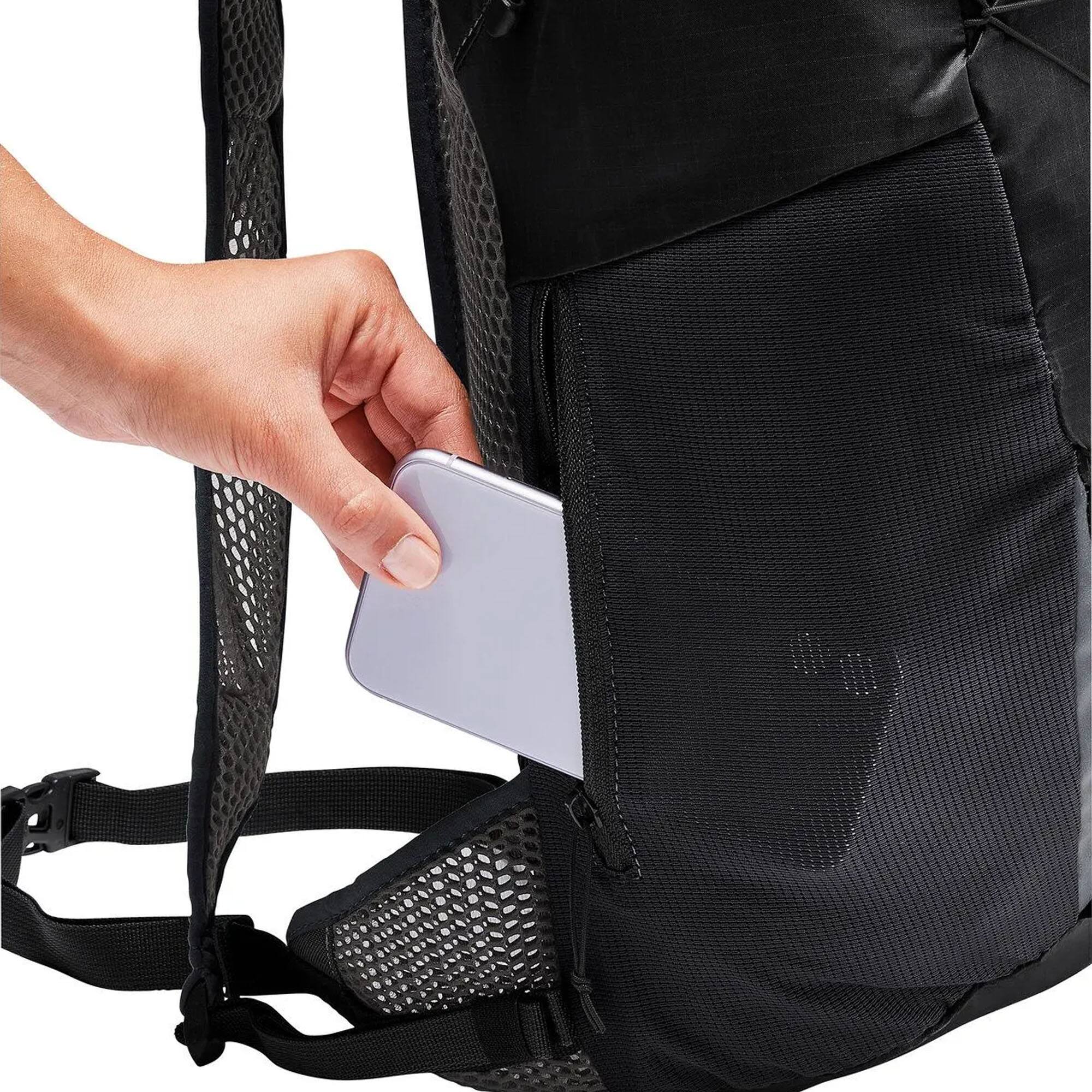 Alt View 3. VAUDE - Vaude Uphill 16 Lightweight Backpack - Black - Black.