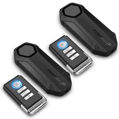 Fosmon 2 Pack Bike Alarm, Anti Theft Burglar Bicycle Alarm with Remote, Waterproof Vibration Triggered 113dB Wireless Siren Black 51140HOMFS - Best Buy Fosmon 2 Pack Bike Alarm, Anti Theft Burglar Bicycle Alarm with Remote, Waterproof Vibration Triggered 113dB Wireless Siren Black 51140HOMFS - Best Buy