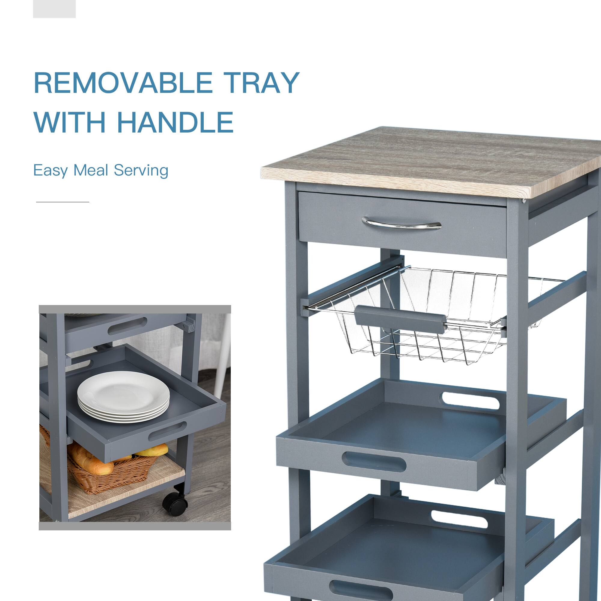 REMOVABLE TRAY WITH HANDLE
Easy Meal Serving