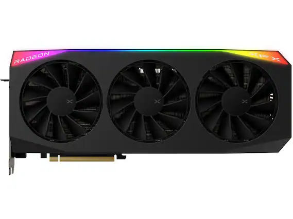 Front. XFX - XFX Mercury Radeon RX 9070 XT OC 16GB 256-Bit GDDR6 PCI-Express 5.0 RDNA 4 Graphics Card RX-97TRGBBB9.