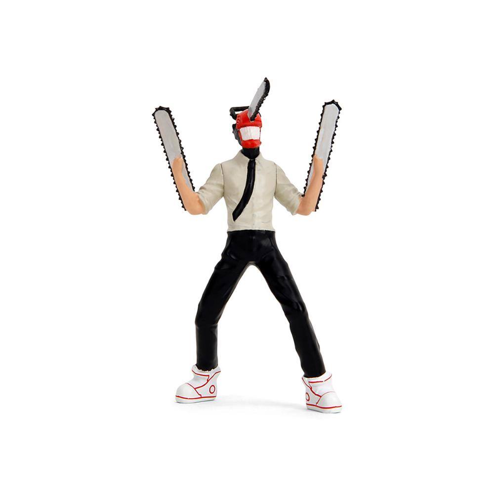 Alt View 1. Jada - 1995 Toyota Supra Orange w/ Graphics & Chainsaw Man Figure – Chainsaw Man (2022) Anime Hollywood Rides 1/24 - Orange Metallic.