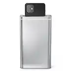 Front. simplehuman - Cleanstation Phone Sanitizer with UV-C Light - Brushed Stainless Steel.