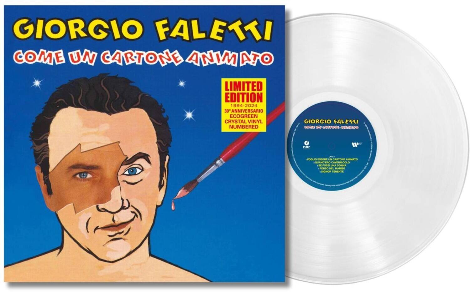 Giorgio Faletti - Come Un Cartone Animato   - VINYL LP
