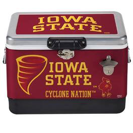 Indigo Falls - Iowa State Cyclones 36-Can Medley Metal Cooler - Silver
