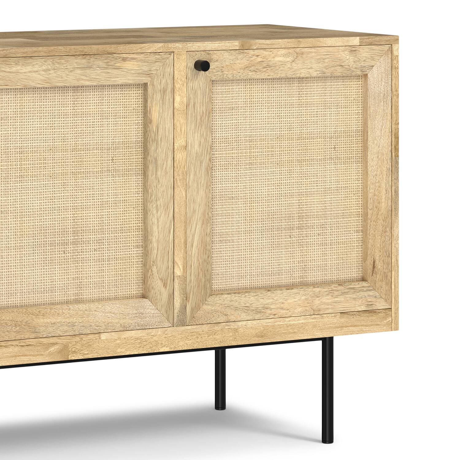 Alt View 7. Simpli Home - Reeves SOLID MANGO WOOD Sideboard Buffet in Natural - Natural.