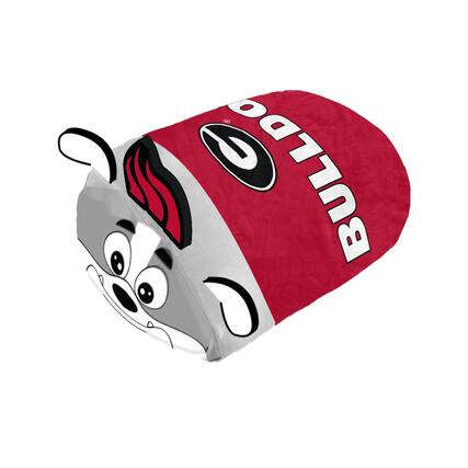 Front. Pegasus - Georgia Bulldogs Stackable Plushie Mascot Pillow - Multicolor.