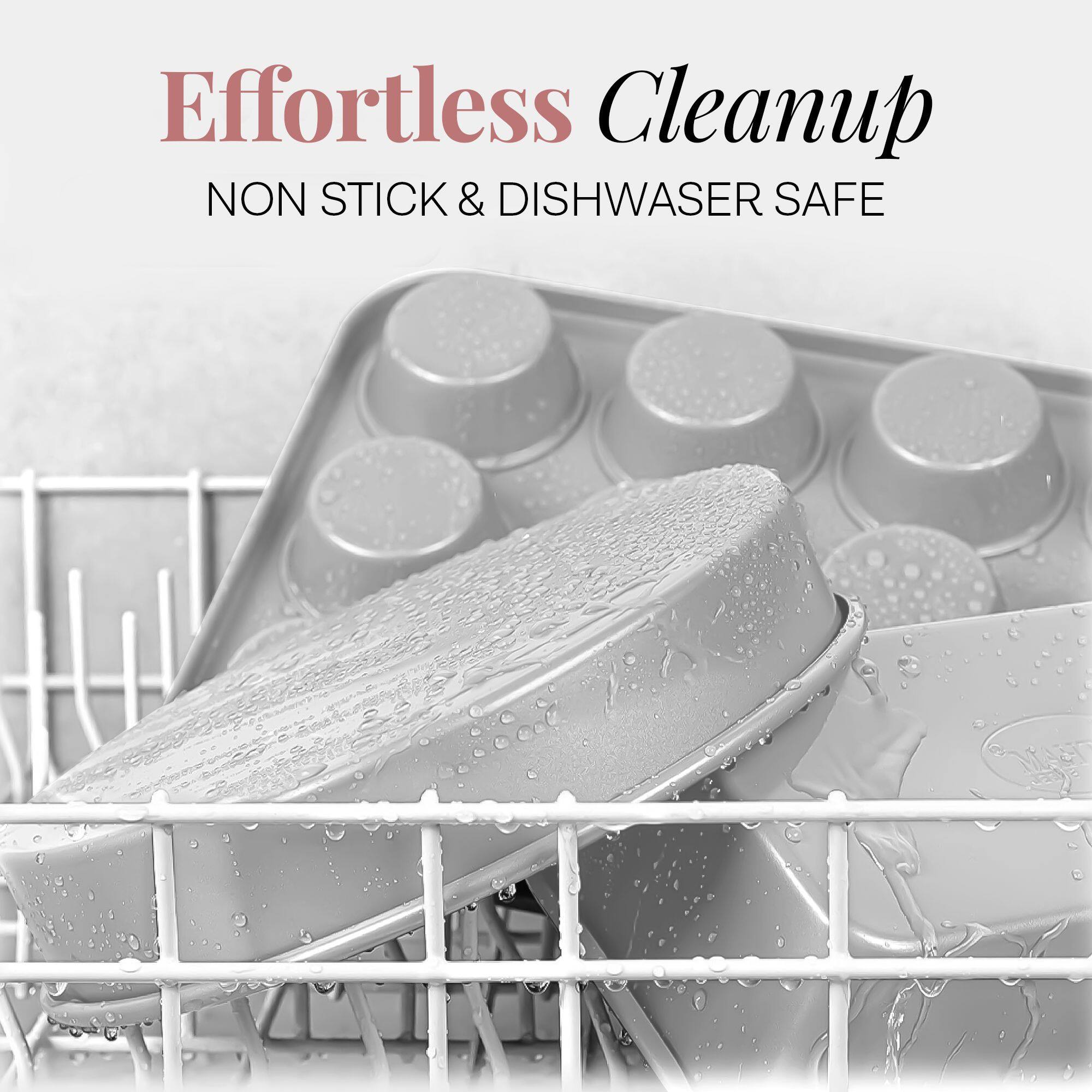 Effortless Cleanup  
NON STICK & DISHWASER SAFE