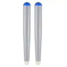 Front. Unique Bargains - 2pcs Infrared Touch Screen Pen Whiteboard Optical Stylus Pens for Education Electronic Whiteboard Presentations - Blue.