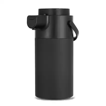 Front. Dapper Styles - Airpot Coffee Dispenser With Pump - Carafes For Keeping Hot Beverage / Thermal Carafe Liquids Stainless Ste... - Black-102 Ounces.