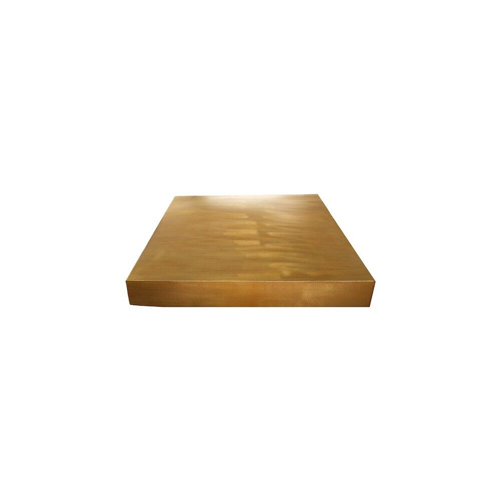 Alt View 4. Meridian Furniture - Palladium Gold Coffee Table - Gold.